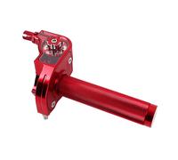 Poignée de gaz Replay 50 A BOITE TIRAGE RAPIDE 30 ALU CNC ROUGE