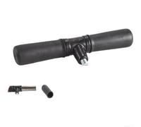 Poignée de gonflage noire avec noyau en fer de 16,5 cm | Noyau en fer robuste, performance durable, résiste à la casse, taille de 20 cm, construction robuste