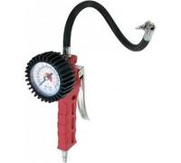Poignée de gonflage pro - CARPOINT - 12 bar max - Avec manomètre - Longueur du tuyau 35 cm - Pneumatique