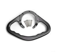 Poignée de guidon de moto, couvercle de réservoir de carburant de moto, accoudoir de siège arrière, poignée de réservoir de sécurité passager, poignée en aluminium CNC (noir)