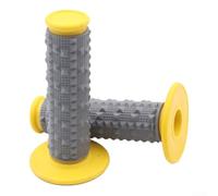 Poignée de guidon de moto ergonomique conique en caoutchouc pour une expérience de conduite ultime (jaune)