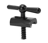 Poignée de guidon de robinet pliante en alliage d'aluminium, boucle C pliable, pièces de vélo, accessoires pour (Noire)