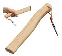 Poignée de Hache avec cale en Acier Remplacement de poignée Hache en Bois Naturel 13 Pouces pour Camp Axe Lisse Confortable pour Guerre, Camping, Marteau à Griffe, Sport