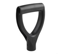 Poignée de jardin de rechange en polypropylène de 17,8 cm pour arbre à | Matériau PP durable, finition noire, 18 cm de longueur, s'adapte aux bêches, fourches, pelles, installation facile