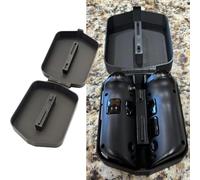 Poignée de jeu et étui de rangement du connecteur de la poignée pour Legion Go, support de remplacement du connecteur de la poignée, étui de transport de voyage à coque dure 2 en 1