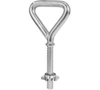 GORILLA SPORTS® Poignée de Kettlebell - Réglable, pour Plaques de 30mm, avec Fermoir Étoile, Charge Max 50 kg- Bouilloire de Poids