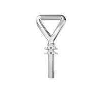 Hop-Sport Poignée de kettlebell réglable - diamètre 30 mm, Charge max. 50 kg, Pour les disques de de 30 mm, Barre de kettlebell chromée Argent