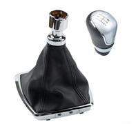 Poignée de levier de vitesse et pommeau de levier de vitesse 56 vitesses pour Ford Kuga 2008 2012 Convient pour la mise à niveau de l'intérieur du véhicule et un fonctionnement confortable (5 vitesses