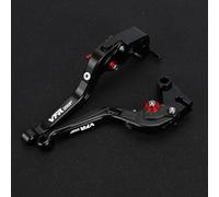 Poignée de leviers Frein et d'embrayage réglables, Pliables Extensibles pour VFR 1200F 2010-2016(Black4)