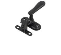 Poignée de loquet de fenêtre coulissante en acier inoxydable, serrure robuste pour portes et fenêtres, noir, taille S/L avec design encastré anti-rayures