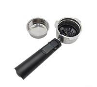 Poignée de machine à café sans fond en alliage d'aluminium de 51 mm, avec porte-filtre à trois oreilles, pour machine à expresso Dongling pour barista, professionnel