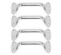 Poignée de Maintien Marine Poignée de Maintien de Porte Robuste en Acier Inoxydable 316 pour Une sécurité et Une stabilité Améliorées 150 Mm X 48 Mm, Paquet de 4 pour Yachts