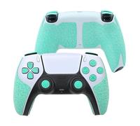 Poignée de manette pour PS5 DualSense - Antidérapante et absorbant la transpiration - Boutons (PS5 DualSense, vert menthe normal)