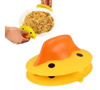 Poignée de manique en silicone résistante à la chaleur - 2 pièces - Gants de four en silicone en forme de canard | - Porte-casserole en modèle canard pour cuisiner et tenir