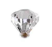 Poignee De Meuble 10 Pièces Transparent Acrylique Poignée Diamant Cristal Poignée Commode Bouton 20mm * 20mm