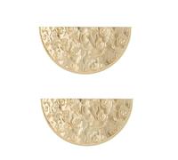 Poignee De Meuble 2 Pièces Chinois Rétro Semi-Circulaire Poignée De Garde-Robe Armoire Tiroir Poignée De Garde-Robe,Xiangyun Laiton Satiné Trou Distance 64mm