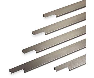 Poignée de Meuble BLANKETT 595 mm aspect Acier Inoxydable brossé Profil de Poignée pour raccord à vis arrière Poignée de Tiroir Poignée d'Armoire par SO-TECH®