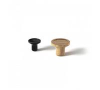 Poignée de meuble - bouton en bois Forest 901 - Naturel - D30 H25 ESTAMP
