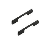 Poignee de Meuble Cuisine Entraxe 96mm, 2 Pièces Poignée de Meuble en Alliage d'Aluminium | Finition en Peinture Aérosol, Poignée d’Armoire Entraxe: 96-960 mm Poignée de Placard Tiroir Noir 96mm/3.8in