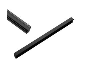 Poignée de Meuble Cuisine Noir Mat, 2 Pièces Poignée de Meuble en Alliage d'Aluminium | Finition en Anodisé, Poignée d’Armoire Entraxe: 96 - 960 mm Poignée Incurvé Boutons de Porte 352mm/13.9in