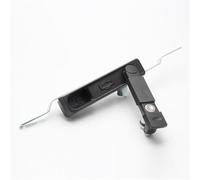 Poignée de meuble en alliage de zinc noir 3 points LG102, tige de verrouillage for station de charge, 1 pièce