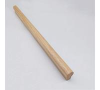 Poignée de meuble en chêne massif, longueur 100-1200 mm, poignées de barre en bois pour armoires de cuisine et tiroirs, commode, porte, placard, boutons de tiroir, poignée en bois massif, avec vi