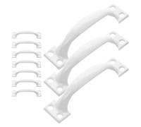 Poignée de Meuble en Fer Blanc Style Rétro pour Tiroirs et Placards | Poignée de Portail de Clôture, Prise Ferme, Finition Polie, Usage Meuble et Rénovation