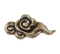 Poignée de Meuble en Laiton Nuage Vintage, Fixation Simple | Style Européen Classique, Résistance à Corrosion, pour Coffret ou Rangement, Accessoire DIY Inclus