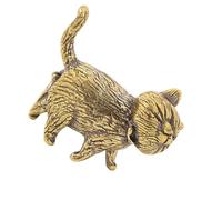 Poignée de meuble en métal solide avec breloque chat porte-bonheur, ergonomique pour une installation facile, armoires, tiroirs, décorations, poignée de porte ergonomique en métal avec design chat