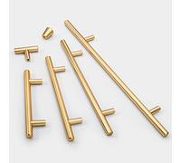 Poignée de Meuble moderne simple, 2 Pcs, longueur (15cm / 20cm / 35cm / 40cm / 80cm / 100cm), poignée de tiroir, poignée dorée,Gold-50cm