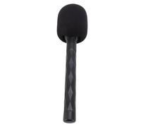 Poignée de Microphone Compatible avec MIC Mini, Adaptateur Micro Cravate Ergonomique sans Fil pour Interviews Impromptues, Micro Portable pour Diffusions en Direct en Extérieur, Mousse