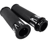 Poignée de moto, 2pcs noir gauche droite 1 pouce moto -manchons de guidon pour l'entretien
