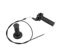 Poignée de moto 7,8" 22 mm avec pince d'accélérateur rotative for VTT et moto tout-terrain 110-250 cc(Bent cable set)