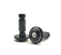 Poignée De Moto Extrémités Barre Prise Équilibrée Curseur Guidon Capuchon Poignées Pour Fjr1300 Fz1 Fz600 Trx850 Fzr400 Xjr400 guidon(Noir)