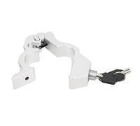 Poignée de Moto Verrouillage de Poignée de Frein Sécurisé Verrouillage Antivol pour Scooters ATV, Universel Aluminium + Acier Inoxydable Moto Barrette pour Décoration et