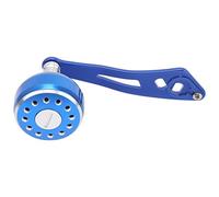 Poignée de moulinet de lancer d'appât, remplacement du bras à bascule du moulinet de pêche, poignée de moulinet en alliage d'aluminium avec rotation douce à 360 °, poignée creuse (Section B bleue)