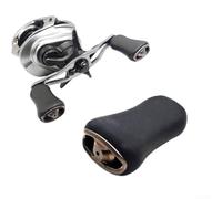 Poignée de moulinet de pêche, 36,1 x 21,3 mm, poignée en liège en caoutchouc 4,2 g avec roulement pour moulinet DAIWA Alphas SV TW Air TW Baitcasting (bouton)