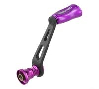 Poignée de moulinet de pêche Daiwa pour Fuego pour SalamanDURA avec bouton pour une expérience utilisateur améliorée (bleu violet)