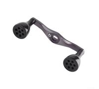 Poignée de moulinet de pêche en alliage d'aluminium 8 x 5 mm pour moulinet CQ200 CQ300, bras à bascule de 105 mm de long, pièce de mise à niveau pour leurre de pêche en eau douce et salée, gris