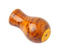 Poignée de moulinet de pêche en bois massif en forme de gourde - Pièce de rechange pour moulinet de pêche et de lancer d'appâts - Accessoire de réparation - Marron (style A)