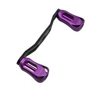 Poignée de moulinet de pêche, en fibre de carbone, poignée rotative, double bascule, accessoires de rechange pour la pêche en plein air