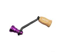 Poignée de moulinet de pêche en fibre de carbone pour Daiwa Fuego Taula Exceler Caldia Prorex, 70 mm, rouge (violet)