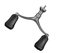 Poignée De Moulinet De Pêche - Poignée De Moulinet De Pêches | Bras De Manivelle De Poignées Électriques Pour Moulinets | Accessoire En Aluminium Durable De Bobines De Pêche Pour Le Bâti Et L'enroulem