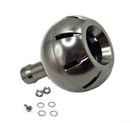 Poignée de moulinet de pêche pour Daiwa, 35/38 mm, boule sphérique Starlight Ball en alliage d'aluminium, accessoire de mise à niveau (35 mm gris)