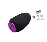 Poignée de moulinet de rechange avec roulement interne et joint d'étanchéité pour modèles Daiwa. Corps en mousse EVA offrant un amorti et une absorption des vibrations (violet)