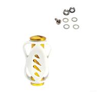 Poignée de moulinet pour DAIWA pour série S pour S FiFor Shing ReelFor S BaitcaFor Sting pour type de tambour PM modifié Grip Pill en alliage d'aluminium CNC (1 ensemble or clair)