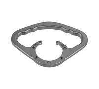 Poignée de passager universelle adaptée pour CBR500RR CBR1000RR CBR600RR, accoudoir de réservoir de carburant à main, poignées Barres D'appui Pour Moto(Titanium)