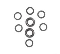 Poignée de pêche à faire soi-même pour Daiwa Spinner Reel Water Drop Wheel avec 2 roulements, 2 joints et kit d'installation de joint blanc (pièces en métal)