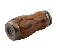 Poignée de pêche pour Daiwa et pour moulinets Shimano 35,8 x 18,7 mm, construction en plastique + bois avec roulements et joints, compatible avec les toupies de roue à goutte d'eau