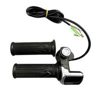 Poignée de pédale d'accélérateur, poignée d'accélérateur électrique, levier d'accélérateur électrique - Guidon Twist Throttle avec indicateur de tension de batterie LCD pour motos électriques